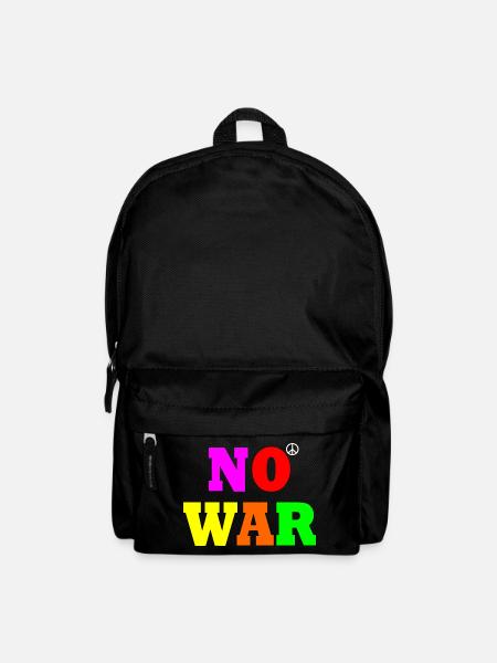 No war - Rucksack - Schwarz