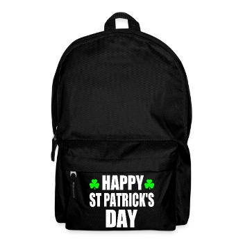 happy st patrick's day - Backpack - black - Front