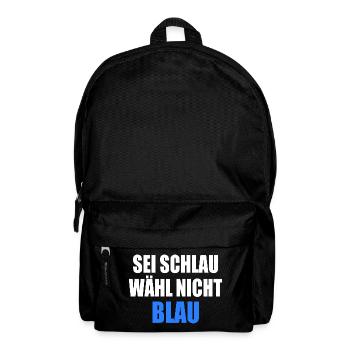 soyez intelligent, ne votez pas bleu - fck afd - Sac à dos - noir - Devant
