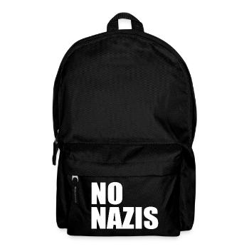 Pas de nazis - Sac à dos - noir - Devant