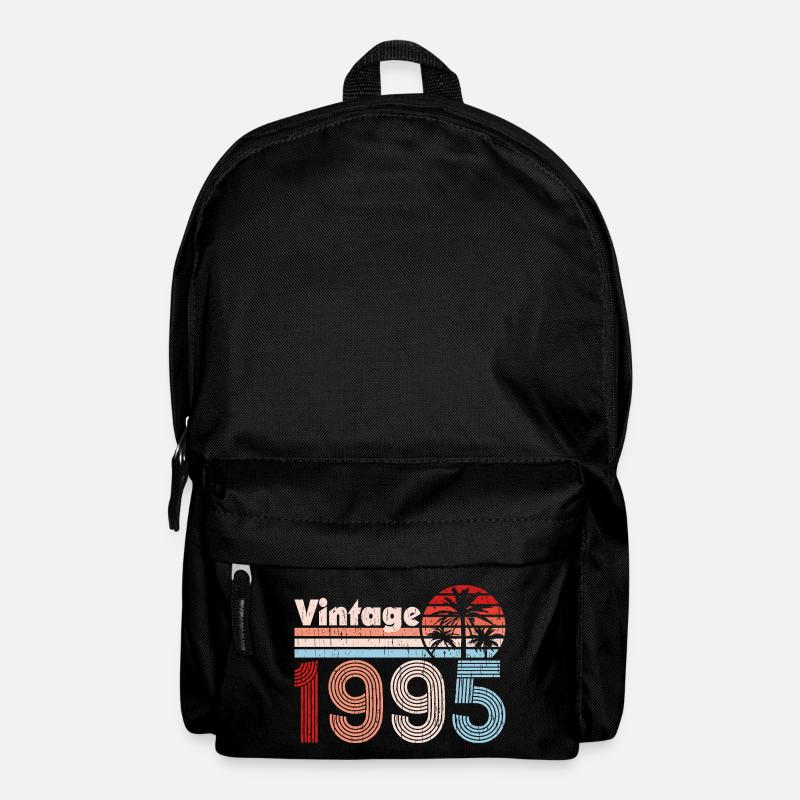 Vintage 1995 Palmen Retro Geburtstag - Rucksack - Schwarz