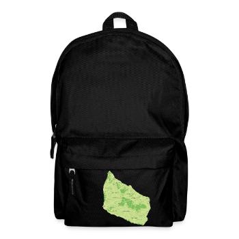Bornholmer Karte - Rucksack - Schwarz - Vorne