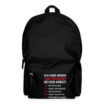 Travail - collègue cadeau amusant collègue - Sac à dos - noir - Devant