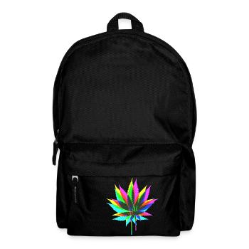 colorful HEMP - Backpack - black - Front