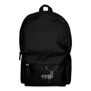 Natur Tiere Wald Jagd Shirt - Rucksack - Schwarz - Vorne