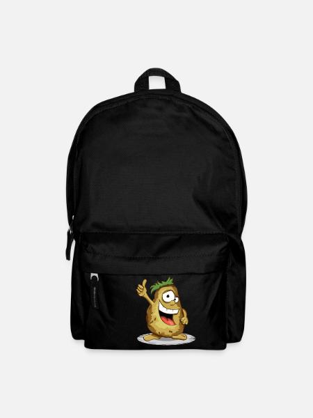 "Mahlzeit" - Rucksack - Schwarz