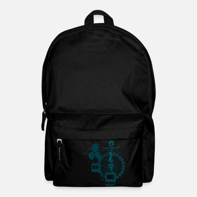 riesenrad - Rucksack - Schwarz