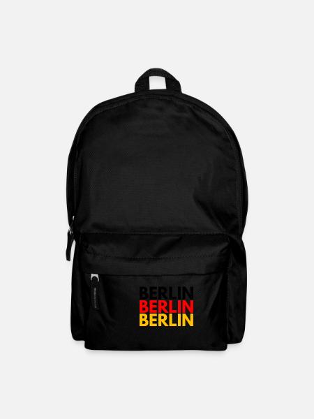 BERLIN BERLIN BERLIN HAUPTSTADT VON DEUTSCHLAND - Rucksack - Schwarz