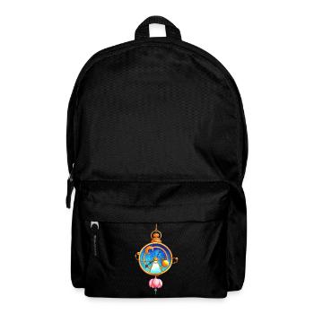 Magische Uhr - Rucksack - Schwarz - Vorne