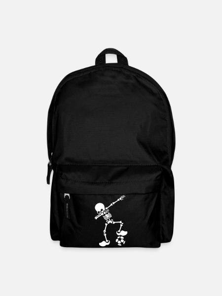 Dab dabbendes skeleton football Holland wooden shoes - Backpack - black