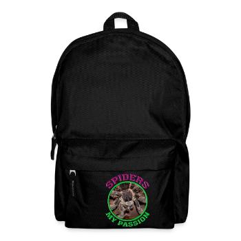 Spinnen / Vogelspinne / Spider / Tarantula - Rucksack - Schwarz - Vorne