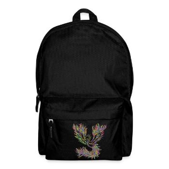 Phoenix mythology bird shirt - Backpack - black - Front