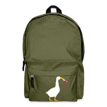 Bloody knife geese - Backpack - olive green - Front