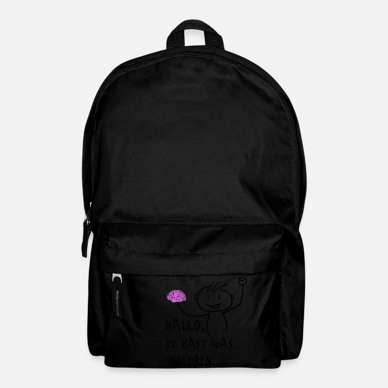 verlorenes Hirn - Rucksack - Schwarz