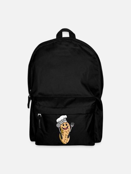 Koch Erdnuss Gourmet Kochkunst Hobbykoch Nuss - Rucksack - Schwarz