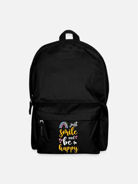 Glück Positiv Urlaub - Rucksack - Schwarz