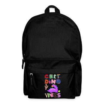 Cute Dino Vibes 3 - Backpack - black - Front