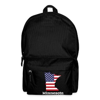 US Minnesota Kartendesign für stolze Minnesotaner - Rucksack - Schwarz - Vorne