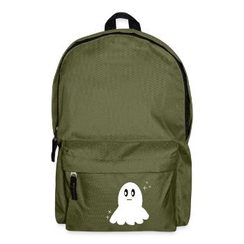 Ghost with eyes - Backpack - olive green - Front