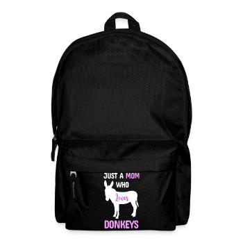Esel Mama - Rucksack - Schwarz - Vorne