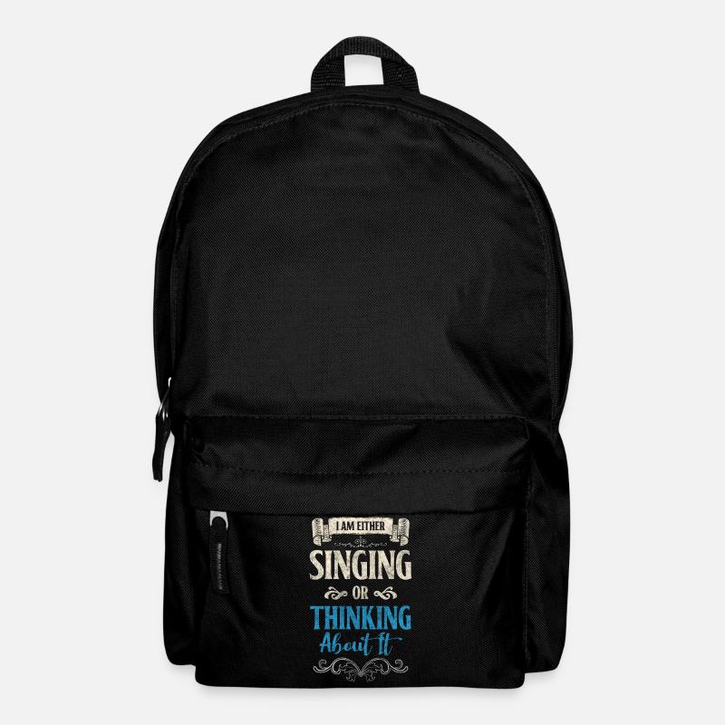 Musik Leidenschaft Chor Auftritt - Rucksack - Schwarz