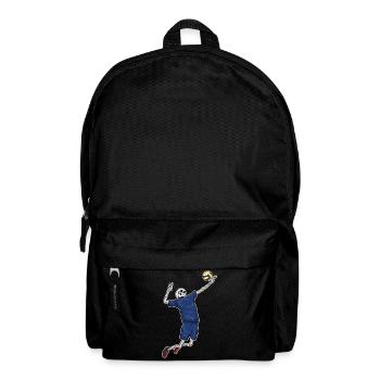 Skelett Volleyballspieler Volleyball - Rucksack - Schwarz - Vorne