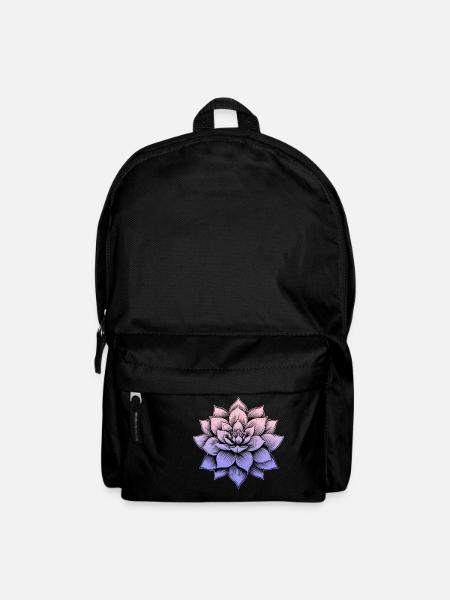 Lotusblüte - Rucksack - Schwarz