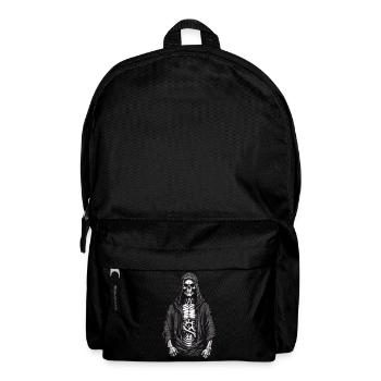 Halloween Sensenmann Skelett Schädel Design - Rucksack - Schwarz - Vorne