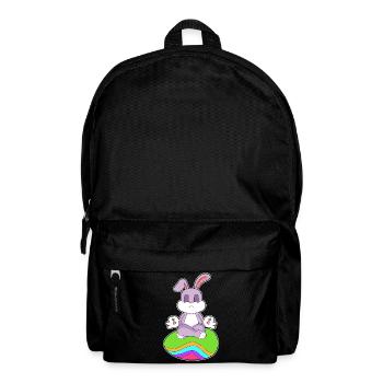 Méditation de Pâques avec un lapin - Sac à dos - noir - Devant