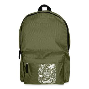 Gift-Fläschchen 3 - Rucksack - Olivgrün - Vorne