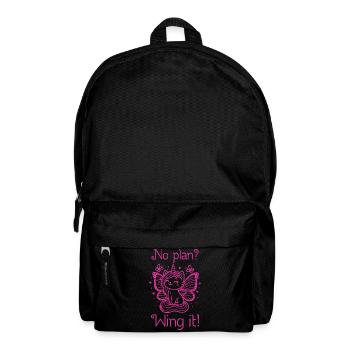 Pas de plan aile Chat licorne ailé - Sac à dos - noir - Devant