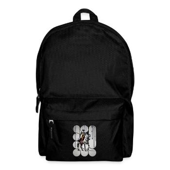 Schneidiger Matador auf dem Rücken eines Pferdes - Rucksack - Schwarz - Vorne