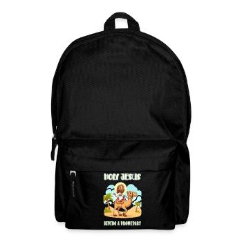 Saint Jésus chevauchant un dromadaire - Sac à dos - noir - Devant