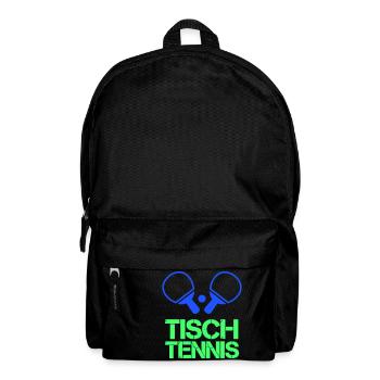 Tischtennis - Rucksack - Schwarz - Vorne