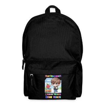 What Homework? I thought you said Home-snack! - Backpack - black - Front