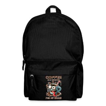 Coffee is my liquid hug for my brain - Backpack - black - Front
