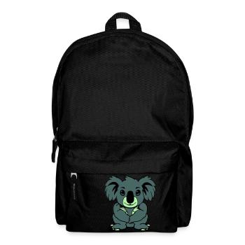 Koala Ours Bande Dessinée Animal - Sac à dos - noir - Devant