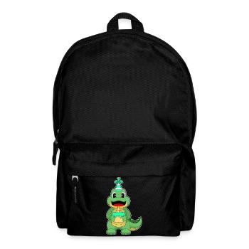 Gâteau d’anniversaire crocodile - Sac à dos - noir - Devant
