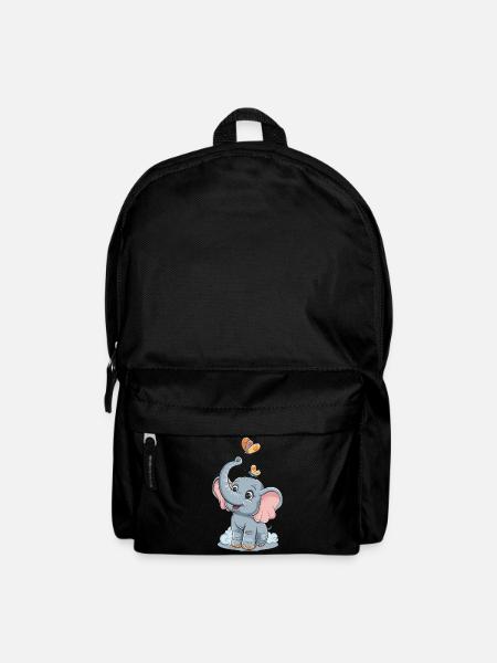 Niedlicher Elefant für Kinder für Kinder - Rucksack - Schwarz