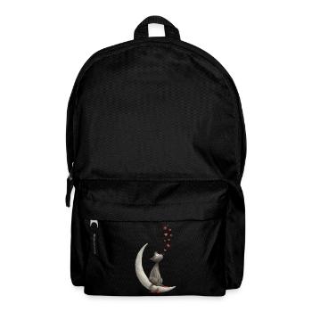Cat on Moon - Backpack - black - Front