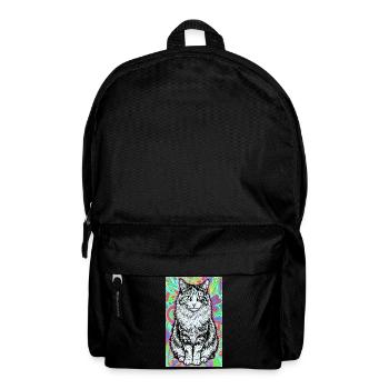 chat - Sac à dos - noir - Devant