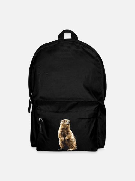 Murmeltiere Murmeltier - Rucksack - Schwarz
