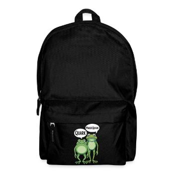  Quark MagerQuark Lustige Frösche Wortspiel Frosch - Rucksack - Schwarz - Vorne