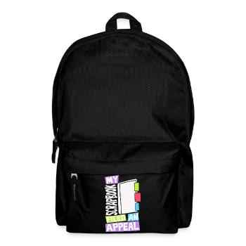 Scrapbook legt Einspruch ein - Rucksack - Schwarz - Vorne