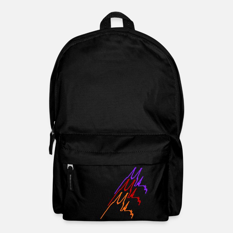 Kölner Dom-Kette - dreifarbig 2 - Rucksack - Schwarz