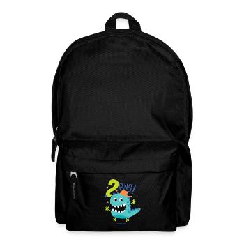 j'ai 2 ans Cadeau anniversaire 2 ans dinosaure - Sac à dos - noir - Devant