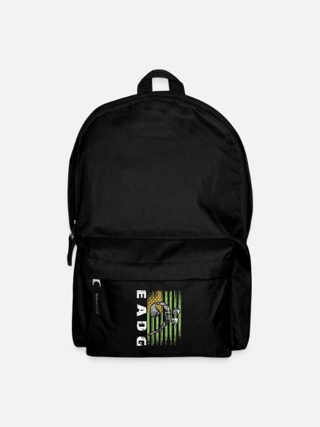 Notes de basse EADG avec drapeau américain - Sac à dos - noir