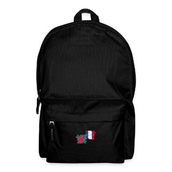 Bangladesh France Drapeau Bangladais - Sac à dos - noir - Devant