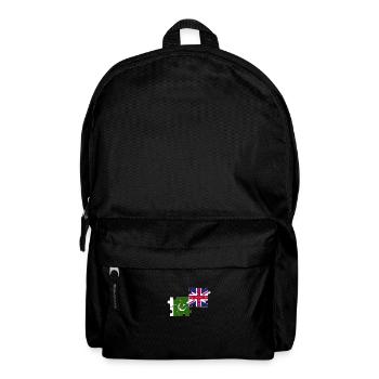 Pakistan UK Flag British Pakistani - Backpack - black - Front