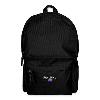 San Juan Puerto Rico Puerto Rican Flag - Backpack - black - Front